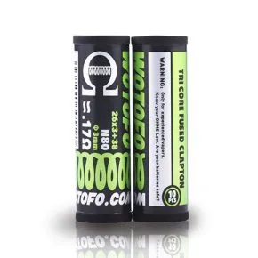 RESISTENCIAS WOTOFO TRI CORE FUSED CLAPTON 10 PCS