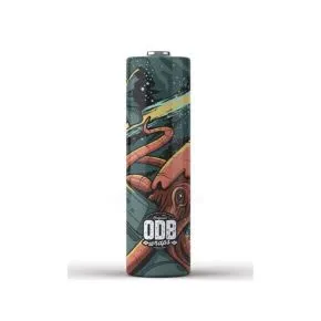 Fundas ODB Wraps 20700 Kraken, pack de 4 unidades decorativas con diseño kraken para baterías