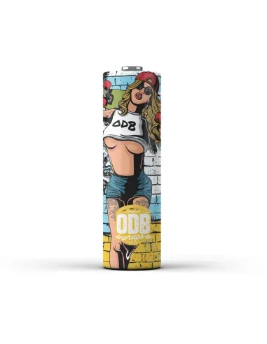 ODB Wraps 20700 Teagan, pack of 4 decorative units with Teagan design for batteries