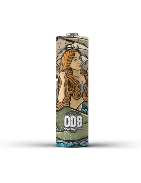 ODB Wraps 20700 Capas de Sereia, pacote de 4 unidades decorativas com design de sereia para pilhas