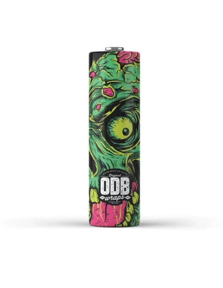 ODB Wraps 20700 Zombie Cases, pack of 4 decorative units with zombie design for batteries