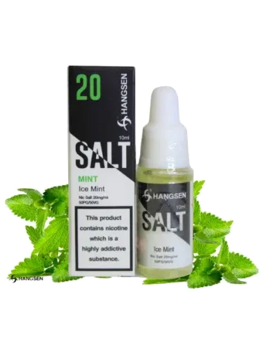 Nikotinsalze Hangsen frische Minze 10ml 20mg, frischer und intensiver Minzgeschmack für die Kapsel