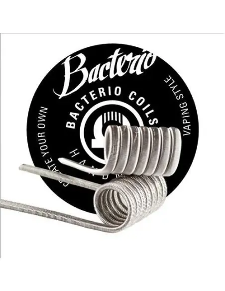Bacterio Fused Low Cost Ni80 0.40/0.20ohm artisanal coils, sub-ohm vape coils