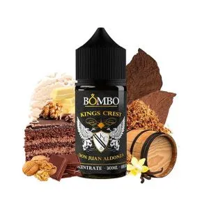 Don Juan Aldonza Kings Crest und Bombo Concentrated Aroma 30ml, süßer und cremiger Geschmack zum DIY-Dampfen