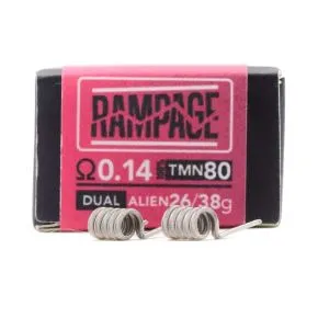 RESISTENCIAS THE FORGE RAMPAGE 0.14 DUAL PACK 2UDS | CHARRO COILS