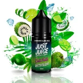 Aroma concentrado Just Juice Soursop Lime on Ice 30ml, sabor a soursop frio e lima para vaping DIY