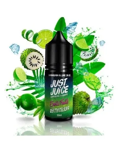 Aroma concentrado Just Juice Soursop Lime on Ice 30ml, sabor a soursop frio e lima para vaping DIY