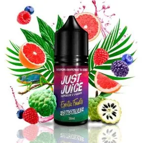 Konzentriertes Aroma Just Juice Cherimoya-Grapefruitbeeren 30ml, Vanillepfel, Grapefruit und rote Früchte