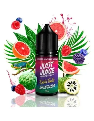 Aroma concentrado Just Juice Cherimoya Grapefruit Berries 30ml, sabor chirimoya, pomelo y frutos rojos