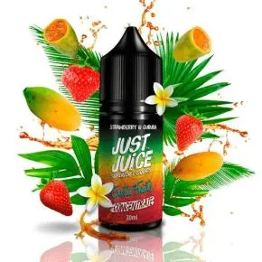 Aroma concentrado Just Juice Strawberry Curuba 30ml, sabor fresa y curuba exótica para vapeo DIY