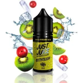 Konzentriertes Aroma Just Juice Cranberry on Ice Kiwi 30ml, Kiwi und kalter Cranberry-Geschmack