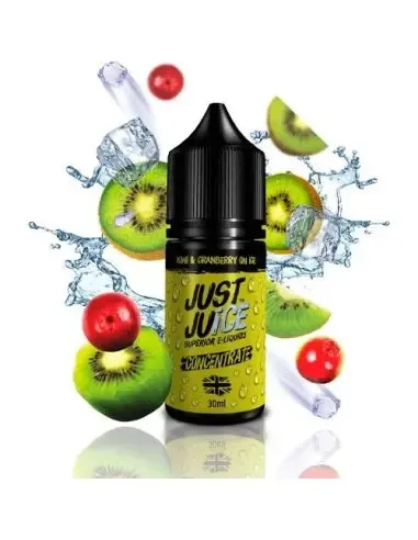 Concentrated aroma Just Juice Cranberry on Ice Kiwi 30ml, kiwi and cold cranberry flavor