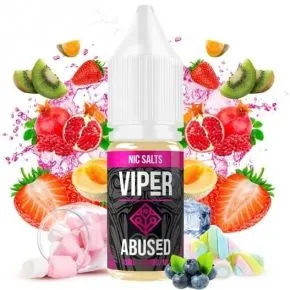 Sais de nicotina Viper Abusado 10ml 20mg, sabor intenso e doce de fruta para dispositivo pod