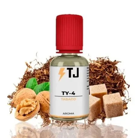 T-Juice TY-4 sabor concentrado de 30ml, sabor a tabaco com caramelo e baunilha para vaping DIY