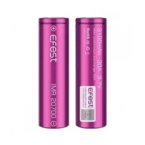 Efest 20700 3100mAh 30A-Flachakku, Hochentladungs-Lithiumzelle für Vaping-Modifikation 2