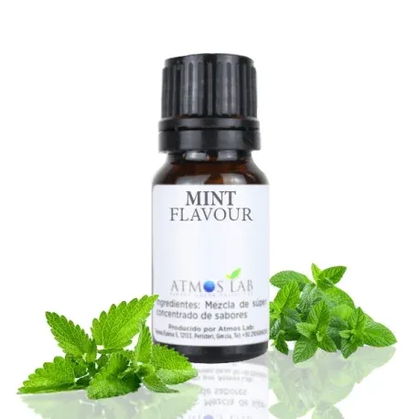 Atmos Lab Mint 10ml concentrated aroma, fresh and smooth mint flavor for DIY vaping