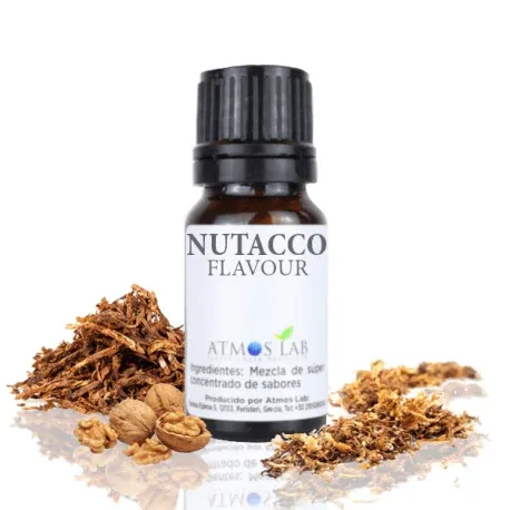 Atmos Lab Nutacco aroma concentrado 10ml, sabor a tabaco com frutos secos para vaping DIY