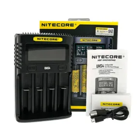 Smart Nitecore UMS4 USB charger, 4-bay charger for vaping batteries 2