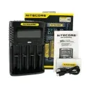 Smart Nitecore UMS4 USB charger, 4-bay charger for vaping batteries Smart Nitecore UMS4 USB charger, 4-bay charger for vaping batteries