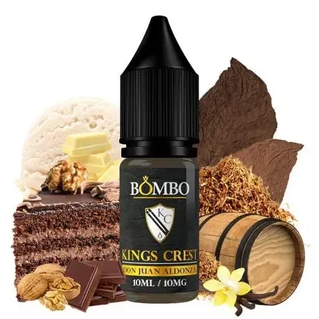 Nikotinsalze Kings Crest und Bombo Don Juan Aldonza 10ml, süßes und cremiges Aroma für die Kapsel