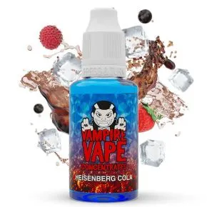 Aroma concentrado Vampire Vape Heisenberg Cola 30ml, sabor cola con toque frutal para vapeo DIY