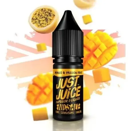 Nicotine salts Just Juice Mango & Passion Fruit 10ml, mango and tropical passion fruit flavor