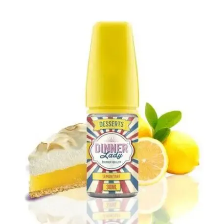 Aroma concentrado Dinner Lady Lemon Tart 30ml, sabor tarta de limón dulce para vapeo DIY