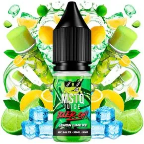 Soler-OH mstq juice Sais de Nicotina Gelo de Limão e Lima 10ml Sais de Nicotina Sabor de gelo de limão e lima
