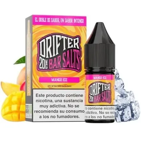 Sales de nicotina Drifter Bar Mango Ice 10ml, sabor mango tropical frío