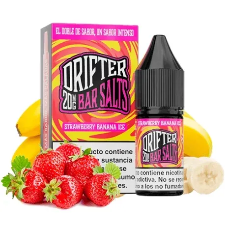 Drifter Bar Strawberry Banana 10ml Nicotine Salts 10ml strawberry and banana flavor