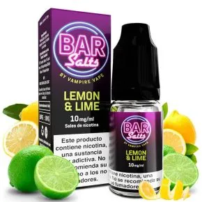SALES LEMON LIME 10ML 20MG | BAR SALTS BY VAMPIRE VAPE