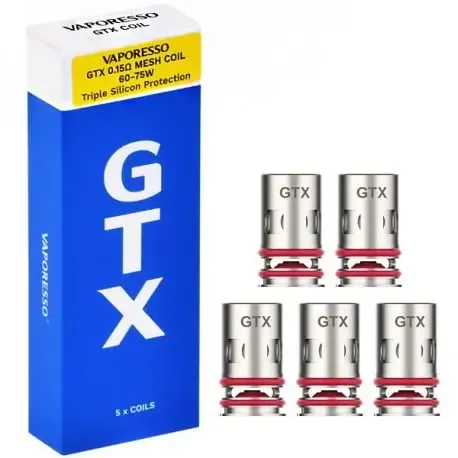 Resistencias Vaporesso GTX Coils Pack 5 pack 5 unidades