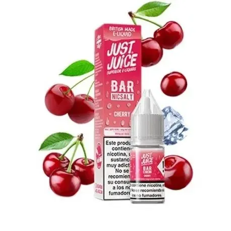 Nikotinsalze Just Juice Bar Cherry Ice 10ml Nikotinsalze 10ml, Kirschgeschmack mit Eis