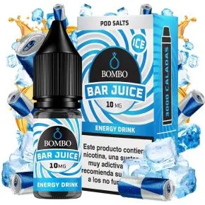 Sais de Nicotina Barras de Sumo Bebida Energética Gelo 10ml Bombo Sais de Nicotina 10ml, sabor a bebida energética com gelo 20mg 2