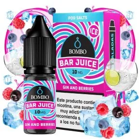 SALES BOMBO BAR JUICE GIN BERRIES ICE 10ML