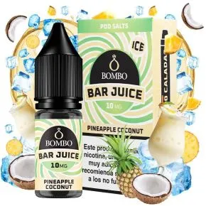 Sais de Nicotina Sumo de Barra de Ananás Gelo de Coco 10ml Bombo Sais de Nicotina 10ml, ananás e coco com gelo de toque 20mg 2