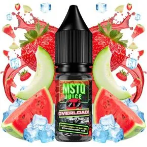 Melancia, melancia e morango gelado 10ml sais de nicotina mstq juice sais de nicotina 10ml, melancia, melancia e morango mistura