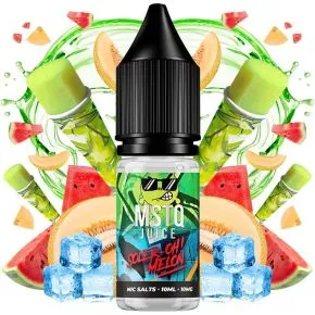 Soler-Oh Melon Ice 10ml mstq juice Sais de Nicotina 10ml, sabor melão com efeito gelo