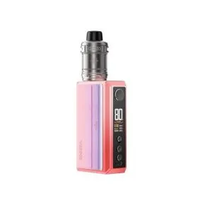 Kit Voopoo Drag 5 Kit with Uforce-X Tank potente con batería dual y tanque Uforce-X color rosa