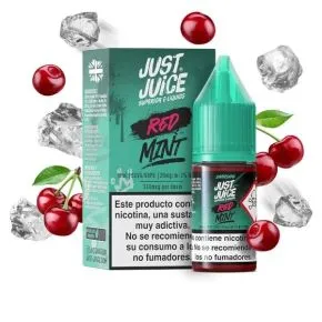 Mint Range Red 10ml Just Juice Sais de Nicotina 10ml de sais de nicotina, sabor a hortelã com toque doce