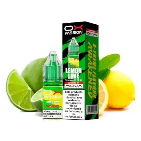 OX Passion Lemon Lime 10ml OXVA Nikotinsalze 10ml, erfrischender Zitronen- und Limettengeschmack