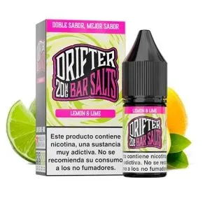 Drifter Limão e Lima 10ml Sais de Nicotina 10ml, sabor refrescante a limão e lima