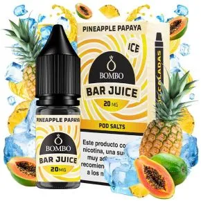 SALES BOMBO BAR JUICE PINEAPPLE PAPAYA ICE 10ML