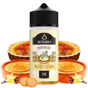 Longfill Aroma Pastry Masters Master Custard Drum 30ml, aroma suave tipo creme para vaping diário