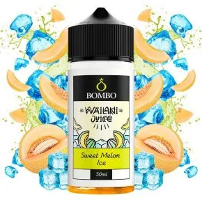 Longfill Bombo Wailani Sweet Melon Ice aroma 30ml, aroma frutado de melão com frescura mentolada