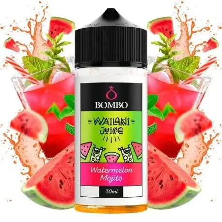 Longfill Bombo Wailani Melancia Mojito aroma 30ml, aroma cítrico de mojito com melancia e frescura