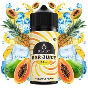 Longfill Bar Juice Pineapple Papaya Ice Bombo Aroma 24ml, exotic tropical aroma with minty freshness