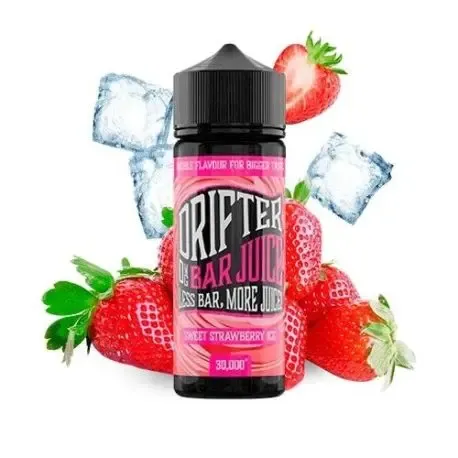 Aroma Longfill Drifter Sweet Strawberry Ice 24ml, aroma dulce de fresa con frescor mentolado