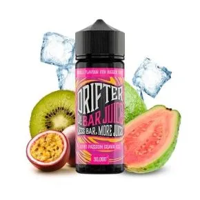 Longfill Drifter Kiwi Passion Guava Ice 24ml aroma, aroma tropical exótico com frescura mentolada