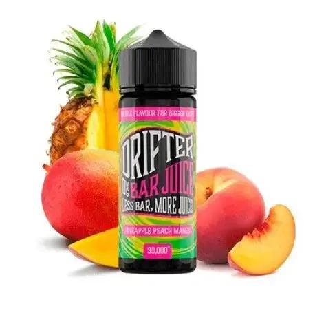 Aroma Longfill Drifter Pineapple Peach Mango 24ml, aroma frutal dulce y exótico para vapeo diario